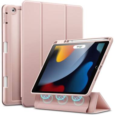 Etui do iPad 10,2 ESR Rebound Hybrid - Różowy