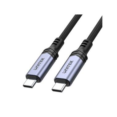 Kabel Unitek USB-C do ładowania PD 240W 2m C14110GY-2M - czarny