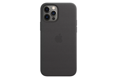 Etui iPhone 12/12 Pro Apple Leather Case z MagSafe - Czarne 