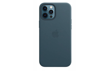 Etui iPhone 12/12 Pro Apple Leather Case z MagSafe - Bałtycki błekit 
