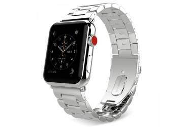 Bransoleta do Apple Watch 42/44/45/49 mm TECH-PROTECT Stainless -srebrna