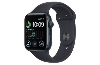 Apple Watch SE 2 44mm aluminium w kolorze północy z paskiem sportowym w kolorze północy