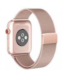 Bransoleta do Apple Watch TECH-PROTECT Milaneseband  w kolorze różowego złota 38/40/41 mm - zdjęcie 1