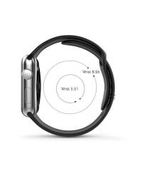 Opaska do Apple Watch 38/40/41 mm sliikonowa - czarna - zdjęcie 7