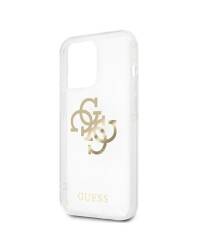 Etui do iPhone 13 Pro Guess 4G Big Logo Charm Gold - złoty charms - zdjęcie 6