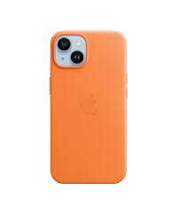 Etui do iPhone 14 Apple Leather Case - pomarańczowy - zdjęcie 5