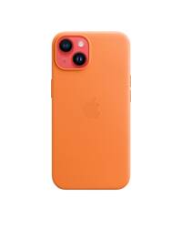 Etui do iPhone 14 Apple Leather Case - pomarańczowy - zdjęcie 6