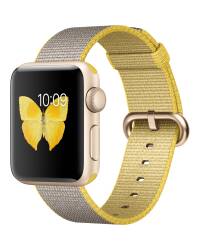 Pasek do Apple Watch 38/40/41 mm nylonowy żółty - zdjęcie 1