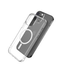 Etui do iPhone 14 Pro Max eSTUFF Magnetic Hybrid Clear - bezbarwne - zdjęcie 2