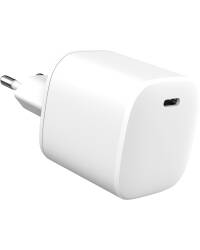 Ładowarka sieciowa eStuff Home Charger USB-C 30W - biała - zdjęcie 1