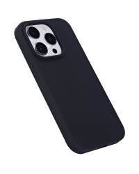 Etui do iPhone 15 Pro eSTUFF INFINITE RIGA Silicon Cover - czarne - zdjęcie 3