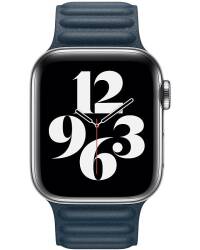Apple pasek do Apple Watch 38/40/41 mm z karbowanej skóry rozmiar S/M - bałtycki błękit - zdjęcie 3