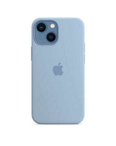 Etui do iPhone 13 mini Apple Silicone Case z MagSafe - niebieska mgła - zdjęcie 6