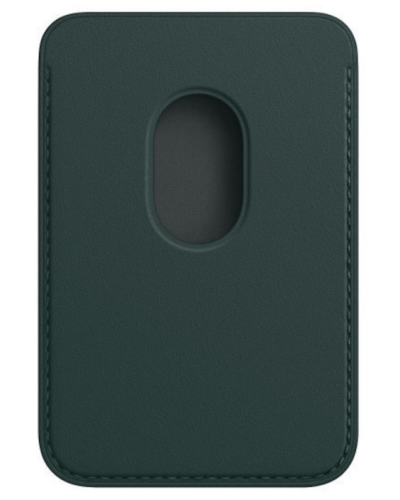 Apple skórzany portfel z MagSafe FindMy - zielony - zdjęcie 2