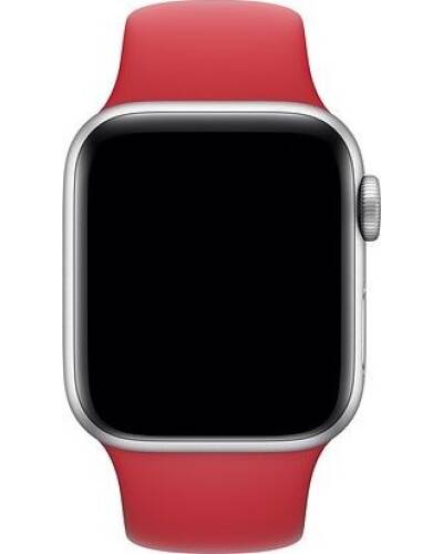 Pasek do Apple watch 38/40/41 mm Apple Silicone - czerwony - zdjęcie 3