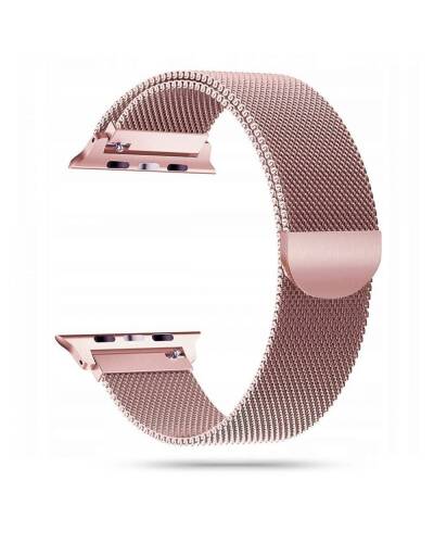 Branzoleta mediolańska do Apple Watch 42/44/45/49 mm Tech-Protect - różowe złoto - zdjęcie 1