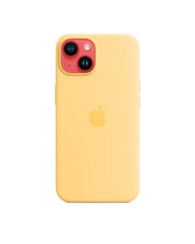 Etui do iPhone 14 Apple Silicon Case z MagSafe - bladożółty - zdjęcie 1