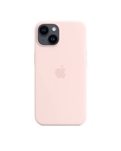 Etui do iPhone 14 Apple Silicone Case z MagSafe - kredkowy róż - zdjęcie 3