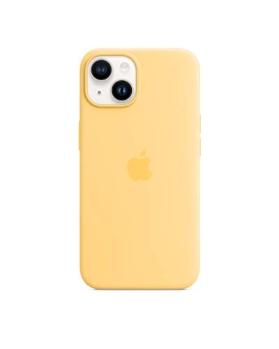 Etui do iPhone 14 Apple Silicon Case z MagSafe - bladożółty - zdjęcie 4