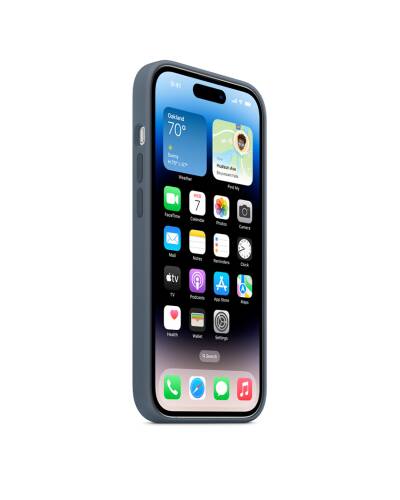Etui do iPhone 14 Pro Apple Silicone Case z MagSafe - sztormowy błękit - zdjęcie 5