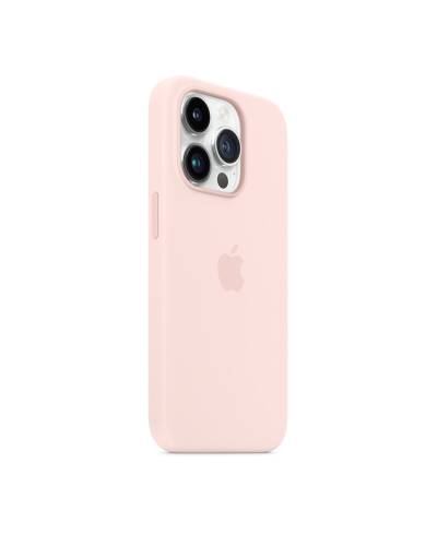 Etui do iPhone 14 Pro Max Apple Silicone Case z MagSafe - kredkowy róż - zdjęcie 3