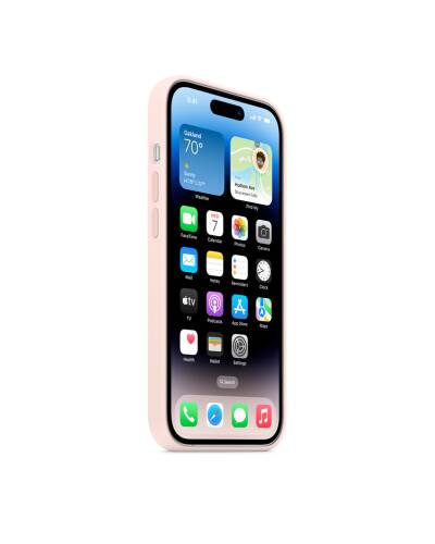 Etui do iPhone 14 Pro Max Apple Silicone Case z MagSafe - kredkowy róż - zdjęcie 2