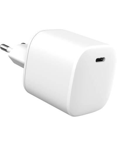 Ładowarka sieciowa eStuff Home Charger USB-C 30W - biała - zdjęcie 1