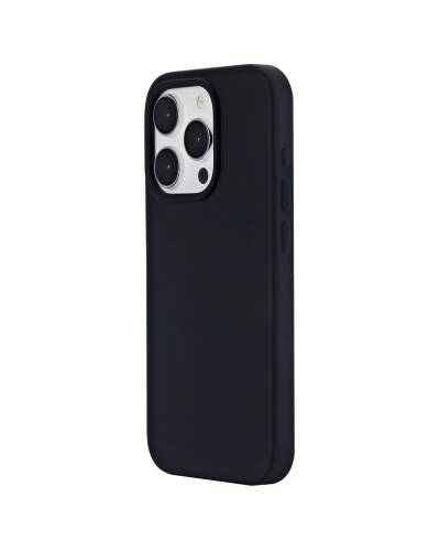 Etui do iPhone 15 Pro eSTUFF INFINITE RIGA Silicon Cover - czarne - zdjęcie 4