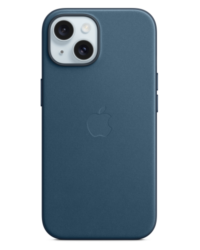 Etui do iPhone 15 Apple FineWoven MagSafe - głębia oceanu - zdjęcie 1
