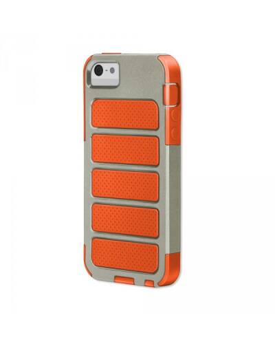 Etui ochronne do iPhone 5/5s/SE X-Doria Shield pomarańczowo-czarne - zdjęcie 1