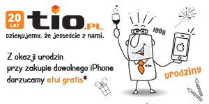 20 lat TiO.pl - Przy zakupie iPhone etui dostaniecie GRATIS!