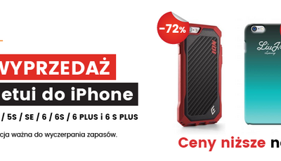 Totalna wyprzedaż etui do iPhone na TiO.pl