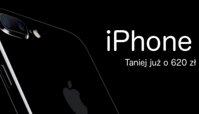Nowe, niższe ceny na iPhone 7 - już od 2729 zł.