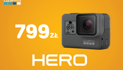 GoPro Hero 2018 za 799 zł do końca lipca.