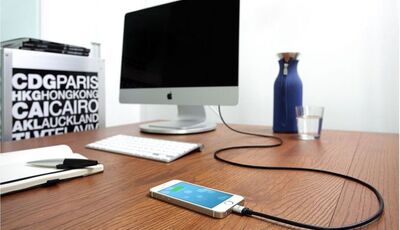 Bardzo wytrzymały przewód lightning AluCable od JustMobile, dostępny w TiO.pl