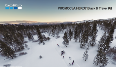 Kamera GoPro HERO 7 Black + bonus Travel Kit za 1 zł.
