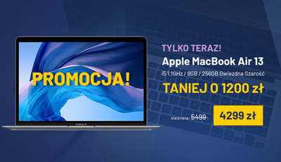 Nowa lepsza cena na Macbooka Air 13