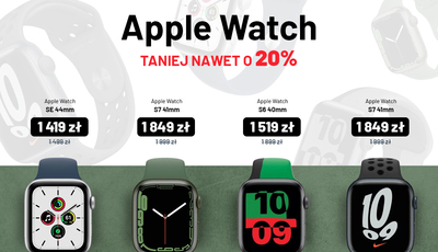 Promocja na wybrane modele Apple Watch!