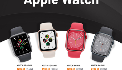 Wybrane modele Apple Watch w nowych, niższych cenach!