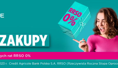 LEKKIE ZAKUPY DZIĘKI RATOM 0% W TiO!