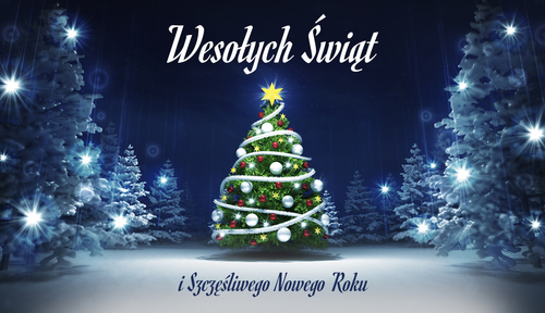 Zdrowych i spokojnych świąt !