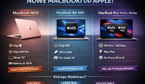 NOWOŚĆ OD APPLE! Premiera MacBook NEO + nowe Air i Pro na M5