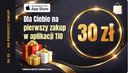 Pobierz bezpłatną aplikację TiO.pl - sklep online z App Store i zrób swój pierwszy zakup z rabatem 30 zł