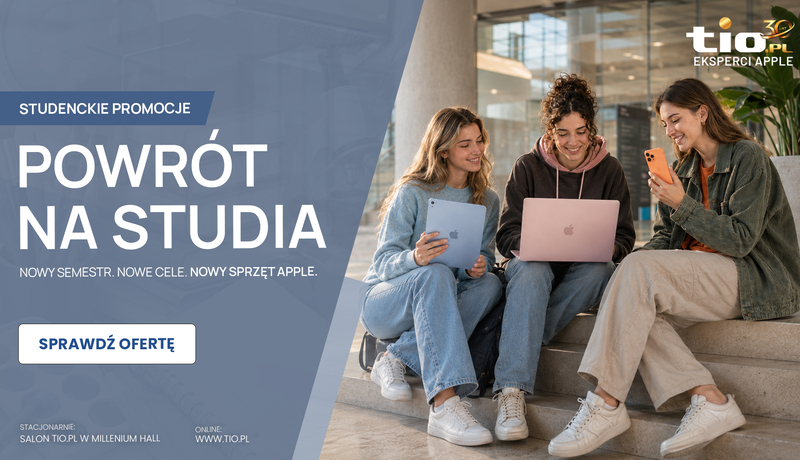 Powrót na studia ze sprzętem Apple