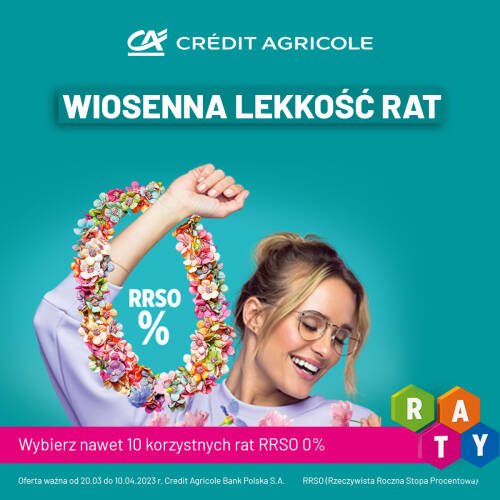 Rzeszów raty 0% Credit Agricole 