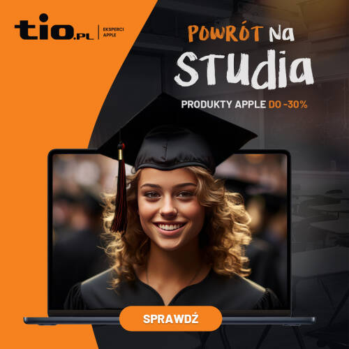 Produkty apple nawet do -30% z okazji powrotu na studia!