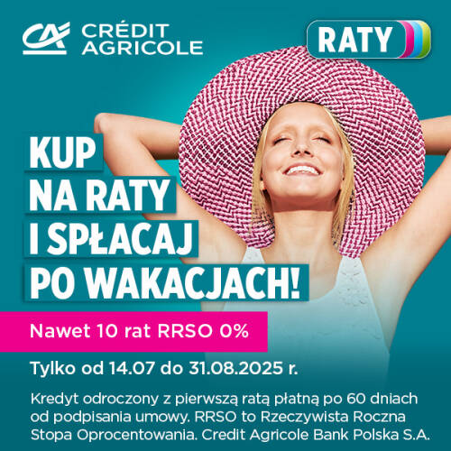 Letnia promocja w TiO – raty 0% czekają!!