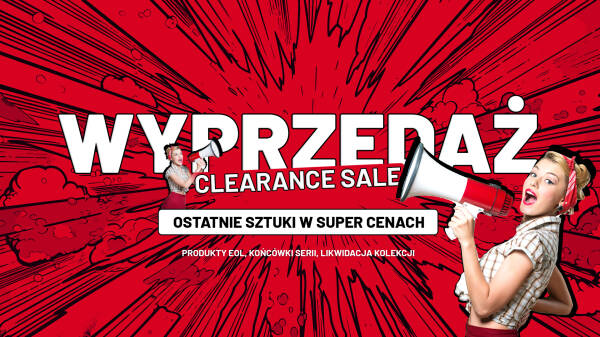 WYPRZEDAŻ OSTATNICH SZTUK ! CLEARANCE SALE