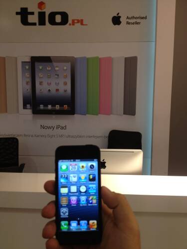 Nowy iPhone 5 w salonie TiO.pl. Przyjdz, zobacz, dotknij.