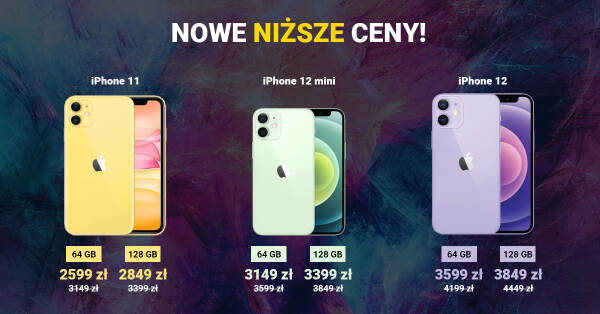 Nowe świetne ceny na iPhone 11 oraz iPhone 12/12 mini 